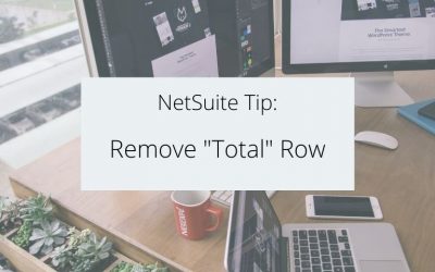 Remove “Total” Row from Summary Saved Search