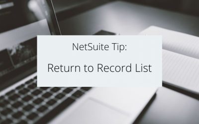 Return to Record List