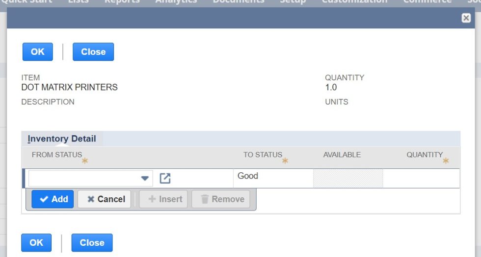 The Inventory Transfer Form in NetSuite | SuiteRep