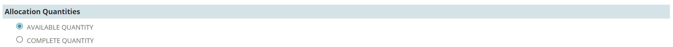 NetSuite order allocation strategy allocation quantities